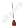 Kép 2/2 - KORDA Heavy Latch Stik Needle 12cm red handle