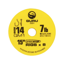GURU QM1 SPEED STOP READY RIGS 15&quot; - 38cm (GRR029) - SIZE 18 - 6lb/0,17mm