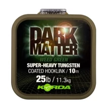 KORDA Dark Matter Tungsten Coated Braid Weed Green 18 lb 10 m