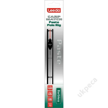 LEEDA CARP MATCH PRE-TIED POLE RIG - PASTE