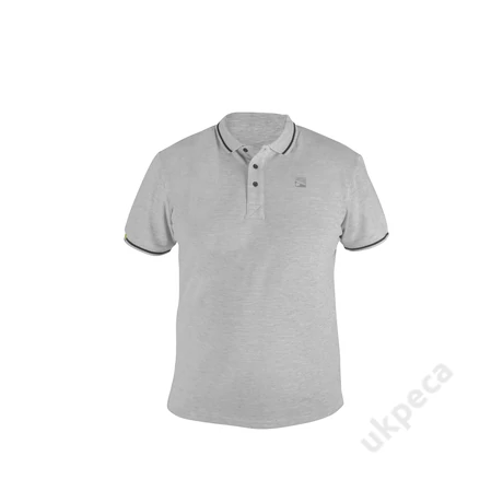 PRESTON GREY POLO - MEDIUM