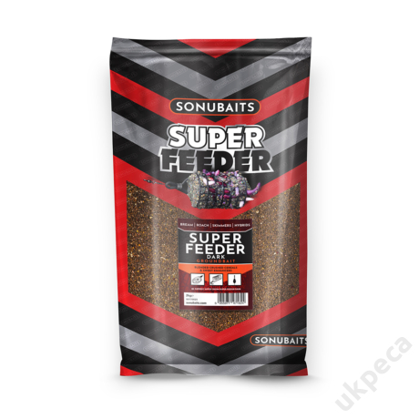 SONU SUPER FEEDER DARK GROUND BAIT (2KG)