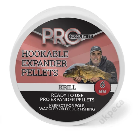 SONU HOOKABLE EXPANDER PELLETS - KRILL 6MM